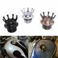 Motorcycle Gas Cap Crown Fuel Tank Cap For Harley Road King Sportster XL Dyna