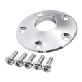 Chrome Dual Disc Front Wheel Hub Cap Cover Fit For Harley Touring non ABS 08-24