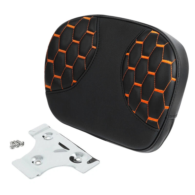 Backrest Sissy Bar Pad Fit For Harley Touring Road Street Glide Fltr