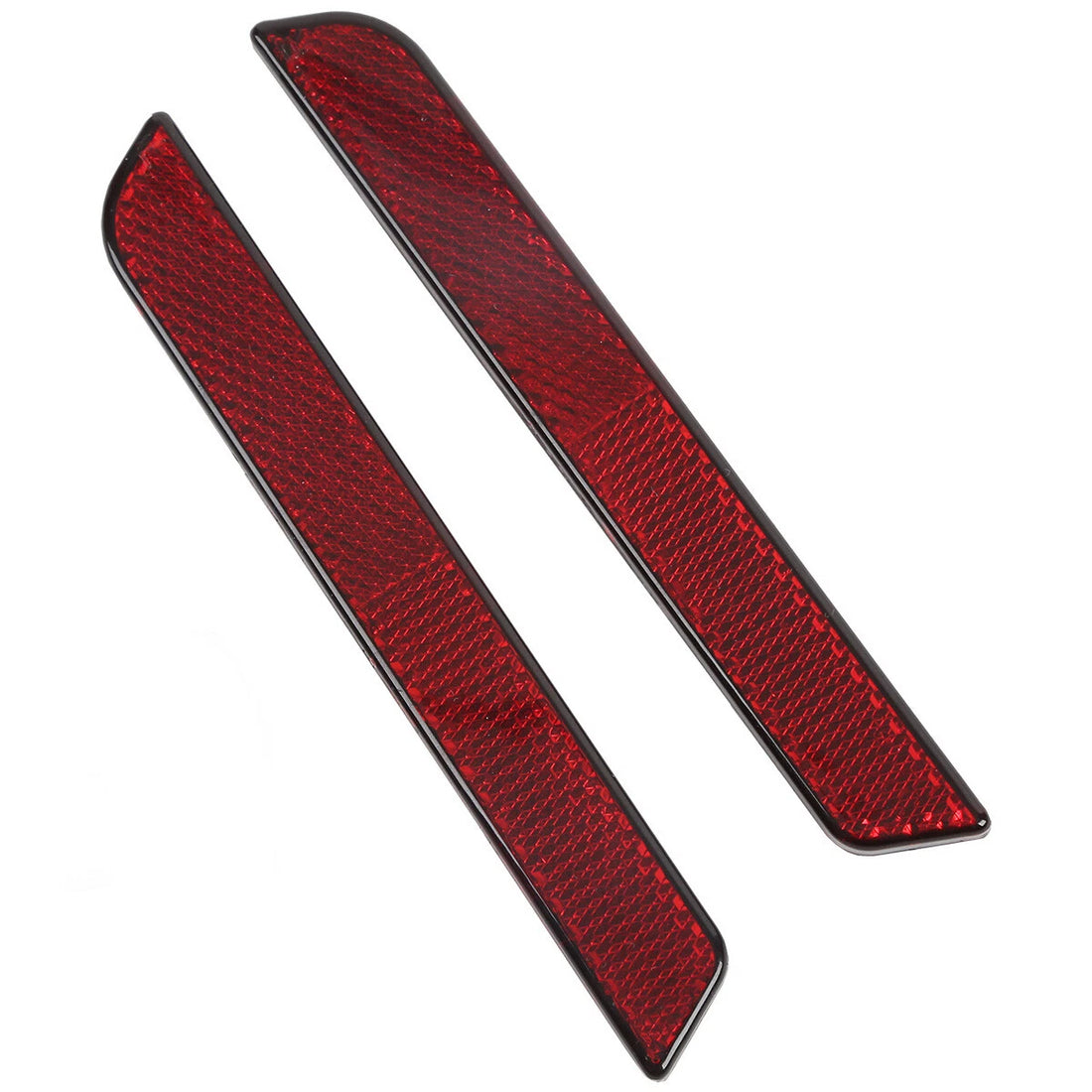 Red Reflectors For Harley Touring Road King 1994-2013 Saddlebag Latch Visibility