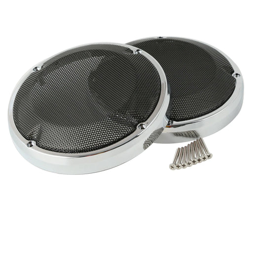 6.5" Lower Vented Fairings Speakers Grills Fit For Harley Touring 1983-2024 2023