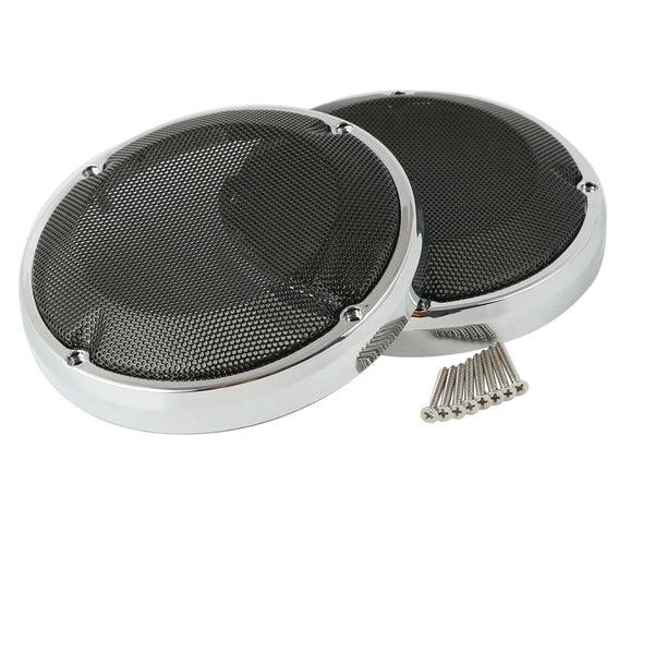 6.5" Lower Vented Fairings Speakers Grills Fit For Harley Touring 1983-2024 2023