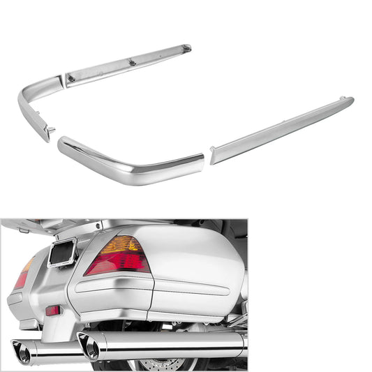 Chrome Saddlebags Moulding Fit For Honda Goldwing GL1800 2001-2011 01-11 10 09