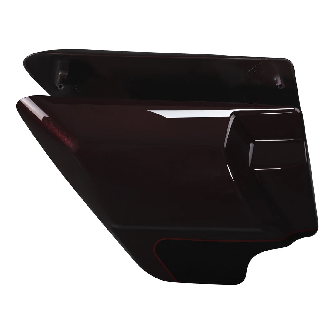 Battery Side Covers Fit For Harley Touring 2009-23 Midnight Crimson/Vivid Black