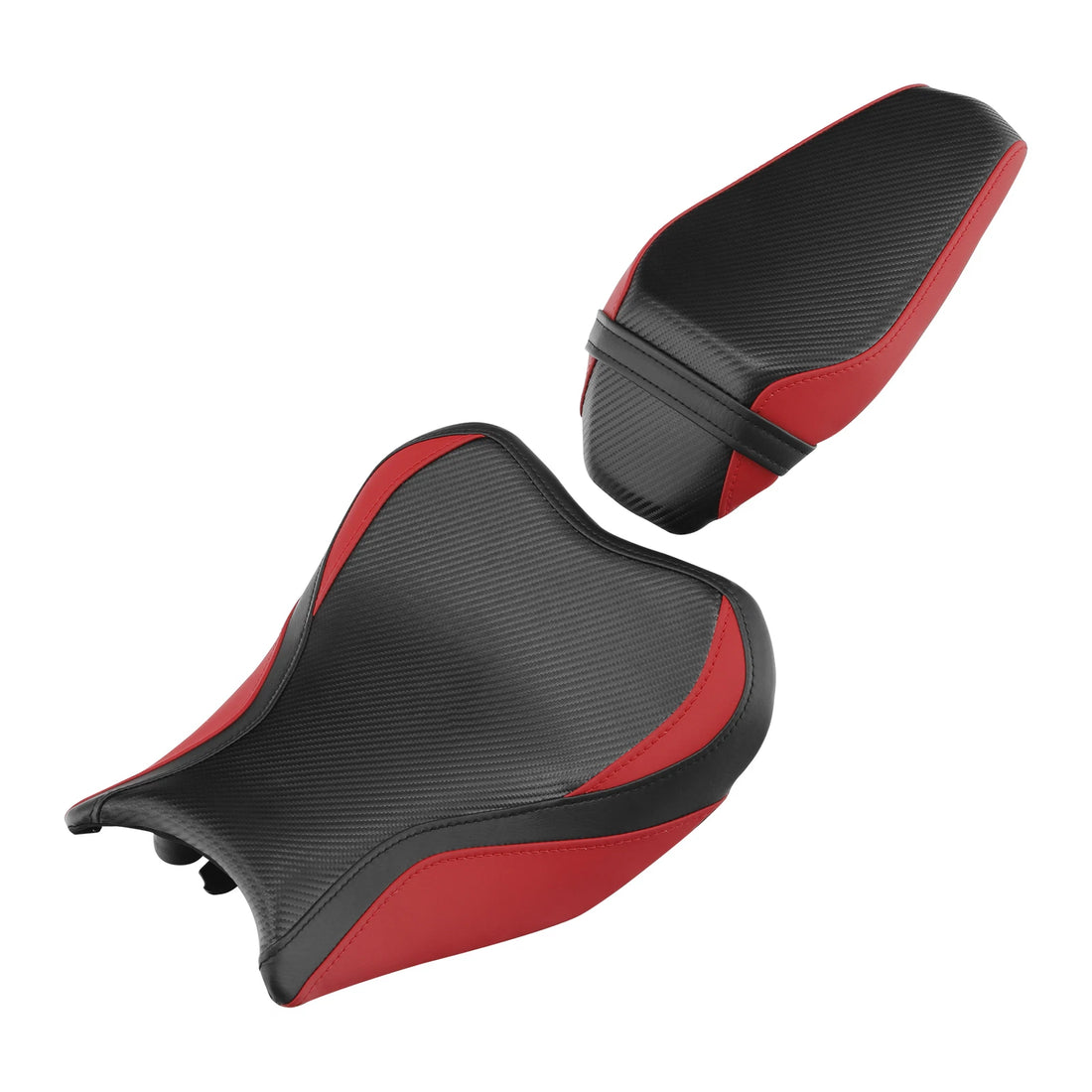 Black Red Driver Rider & Passenger Seats Fit For Kawasaki Z900 2017-2023 2018 19