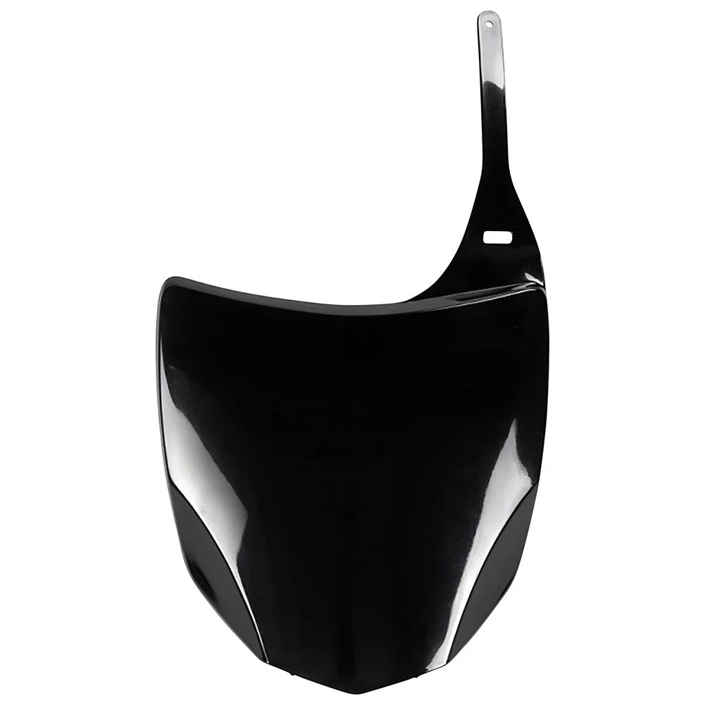UFO Front Number Plate Black For Kawasaki KX250F 2009-2012
