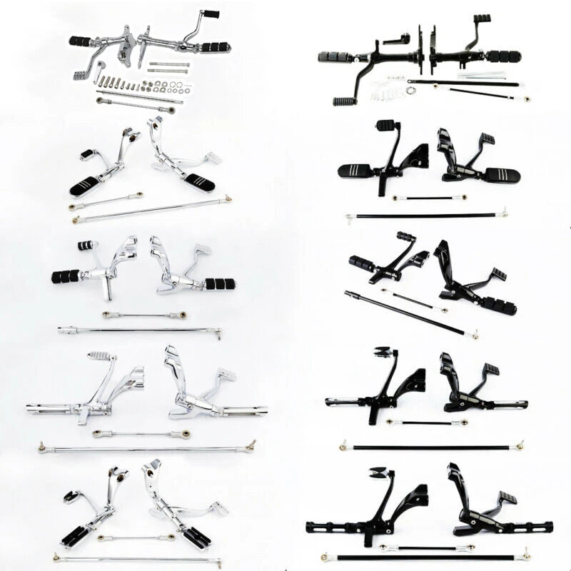 Forward Control Pegs Linkages For Harley Sportster XL 883 1200 91-03/04-13/14-22