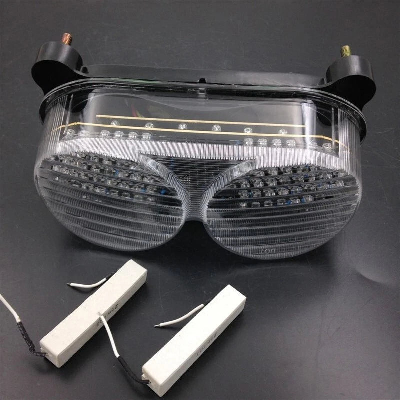 LED Tail Light Clear Fits kawasaki Ninja ZX6R 1998-2002 ZX9R 1998-03 ZR7S ZZR600