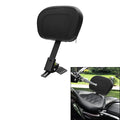 Plug-In Driver Rider Backrest Pad Fit For Harley Touring Road Street Glide 97-25