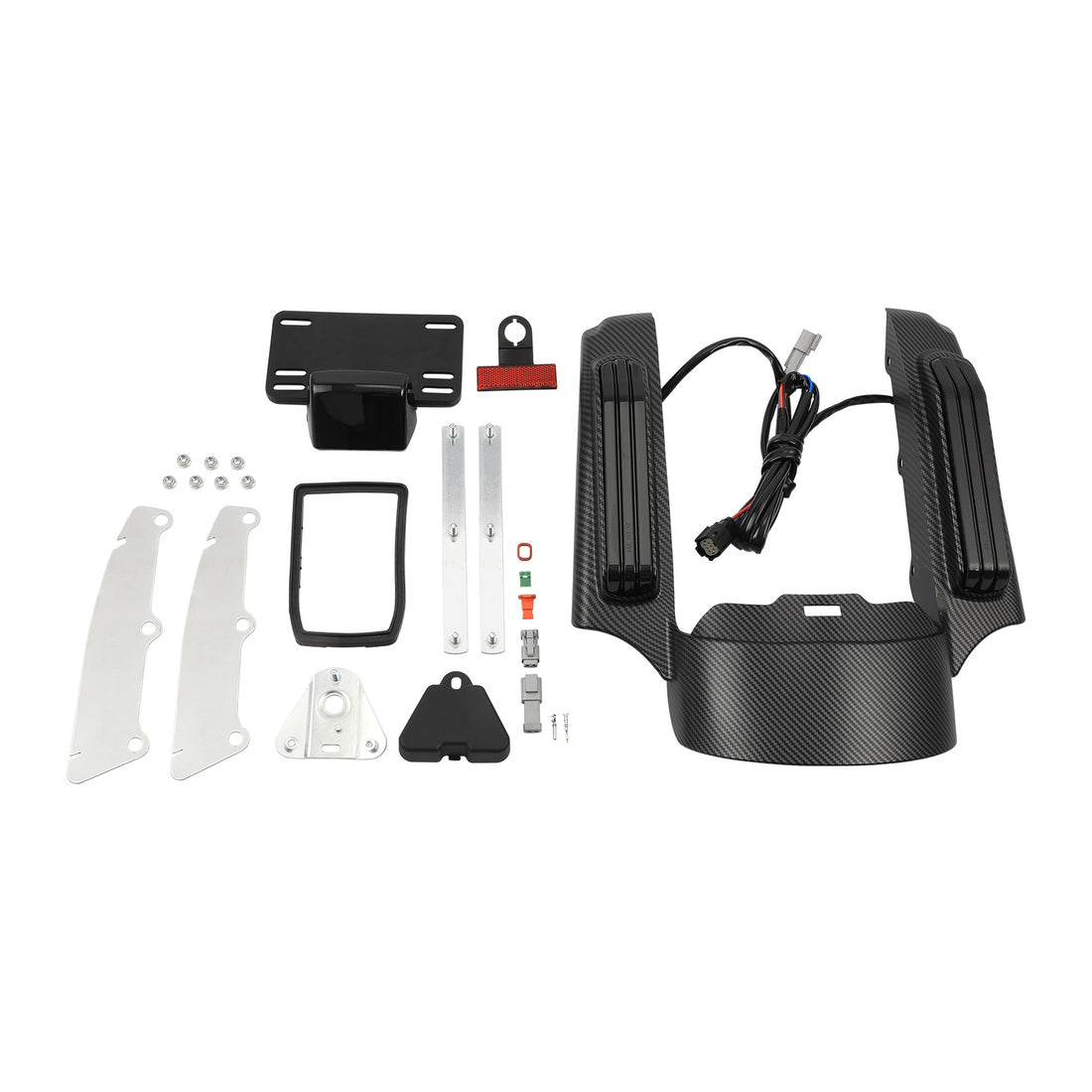 LED Light Rear Fender Fascia Kit Fit For Harley Touring Road Electra Glide 14-24