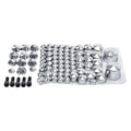 Chrome Bolt Caps Toppers Kit Fit For 2007-2013 Harley Davidson Softail FL Fls FX
