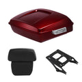 Chopped Trunk Pad Mount Fit For Harley Street Glide 2014-26 Velocity Red Sunglo