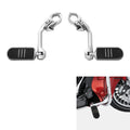 Chrome Long Highway Foot Pegs Fit For Harley Road Street Glide 1.25" 1-1/4" Bar