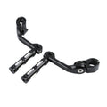 1-1/4'' Highway Footpegs Long Angled Peg Mount Fit For Harley Road Street Glide