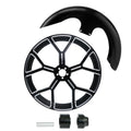23" Wheel Rim Single Disc Hub Front Fender Fit For Harley Touring 2008-2024 23