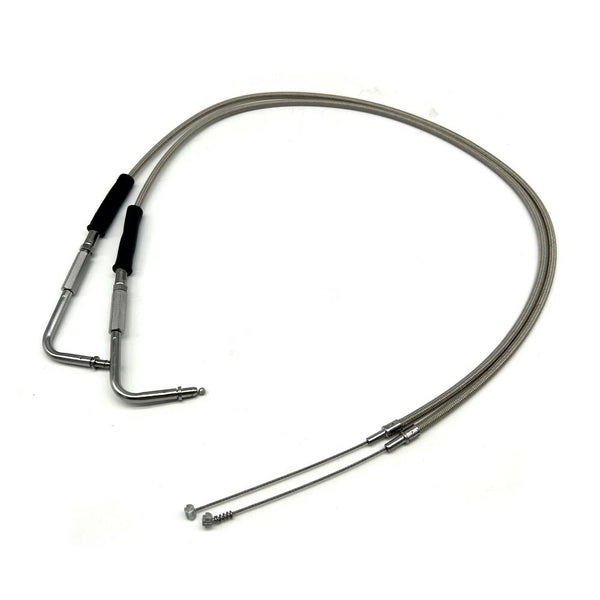 90cm/35.5" Steel Throttle Cable For Harley Sportster XL883/XL1200 Dyna Road King