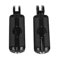 Black Front Rider Footrests Foot Pegs Fit For Harley Low Rider Street Bob 18-24