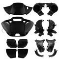 Matte Black Headlight Fairings Speaker Glove Box Air Duct For Harley Road Glide