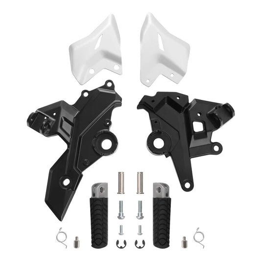 Driver Footrests Footpegs Bracket Fit For Kawasaki Ninja 650 Z650 Z650RS 2017-25