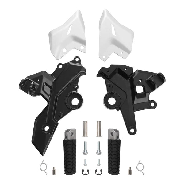 Driver Footrests Footpegs Bracket Fit For Kawasaki Ninja 650 Z650 Z650RS 2017-25