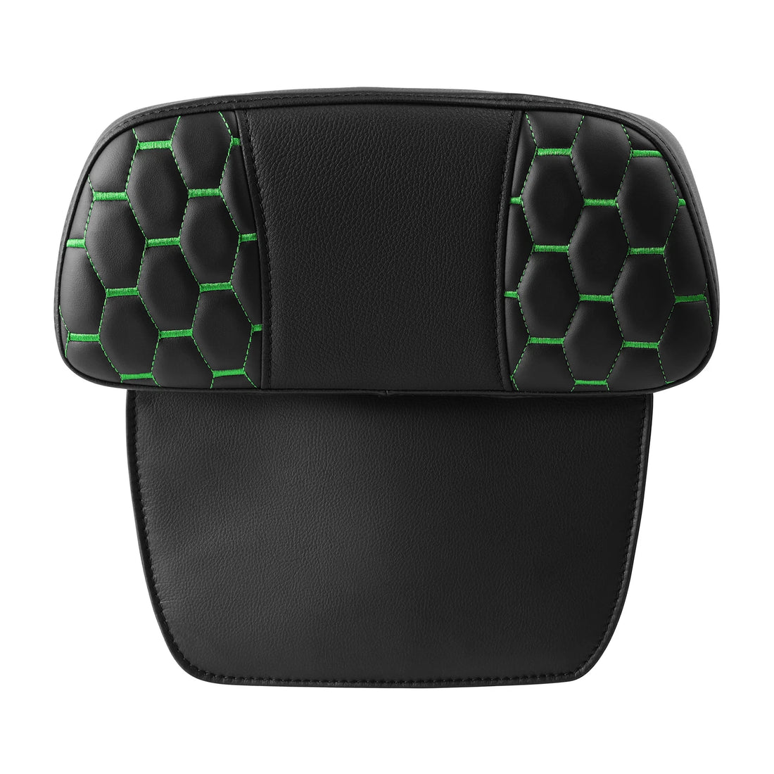 Black Green Razor Chopped Trunk Backrest Pad Fit For Harley Touring 14-2024