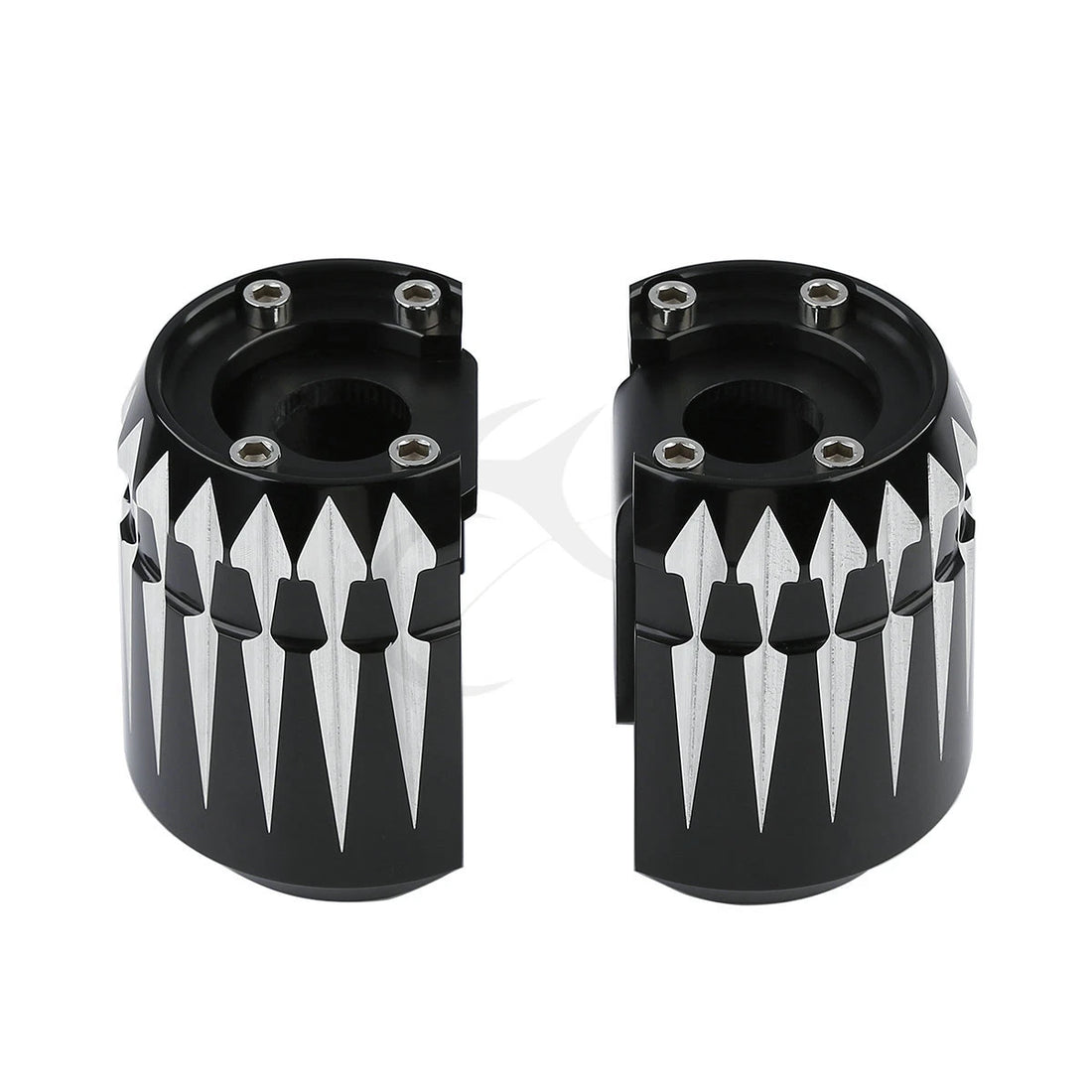 Black Lower Fork Slider Covers Fit For Harley Touring Road Street Glide 1984-13