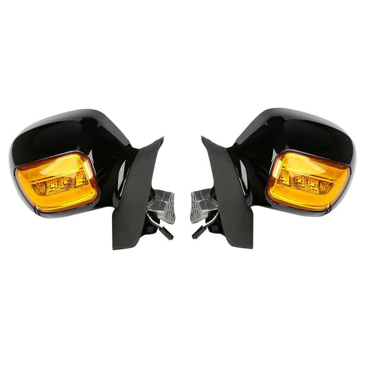 Rear View Mirrors W/ Turn Signal Fit For Honda Goldwing 1800 GL1800 2001-2017 16
