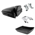 Chopped Trunk Backrest Rack Docking Hardware Fit For Harley Touring 2009-13