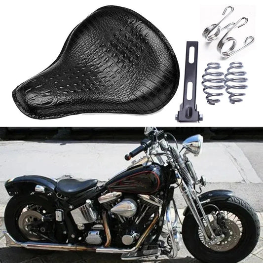 Motorcycle Alligator Large Solo Seat Spring For Harley Heritage Softail Bobber