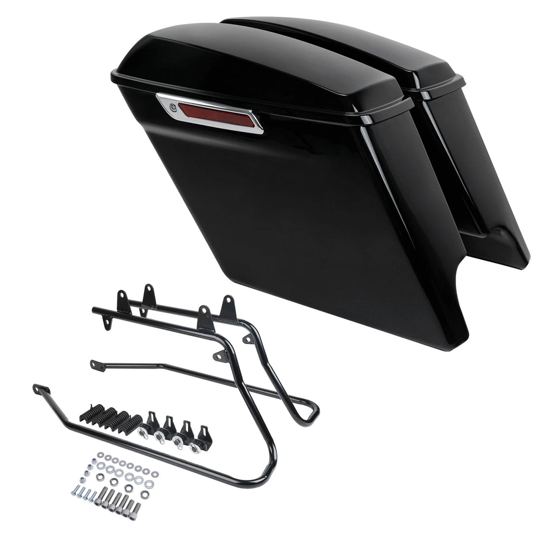 5'' Stretched Hard Saddlebags Bracket Fit For Harley Softail Heritage 86-17