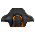 King Trunk Pack Passenger Backrest Pad Fit For Harley Touring Road Glide 14-23