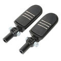 Black Footpeg Mount Fit For Harley Heritage Softail Fatboy 2000-2006 01
