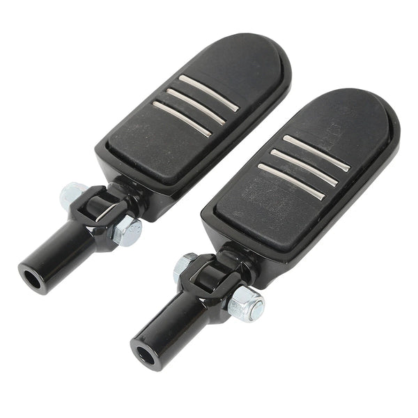 Black Footpeg Mount Fit For Harley Heritage Softail Fatboy 2000-2006 01