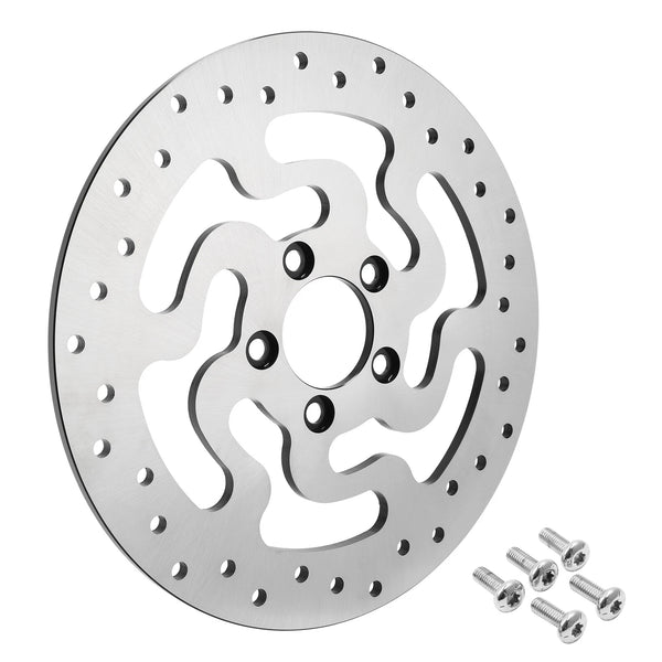 Rear Brake Disc Rotors & Bolts Fit For Harley Touring Road Glide King 2008-2025
