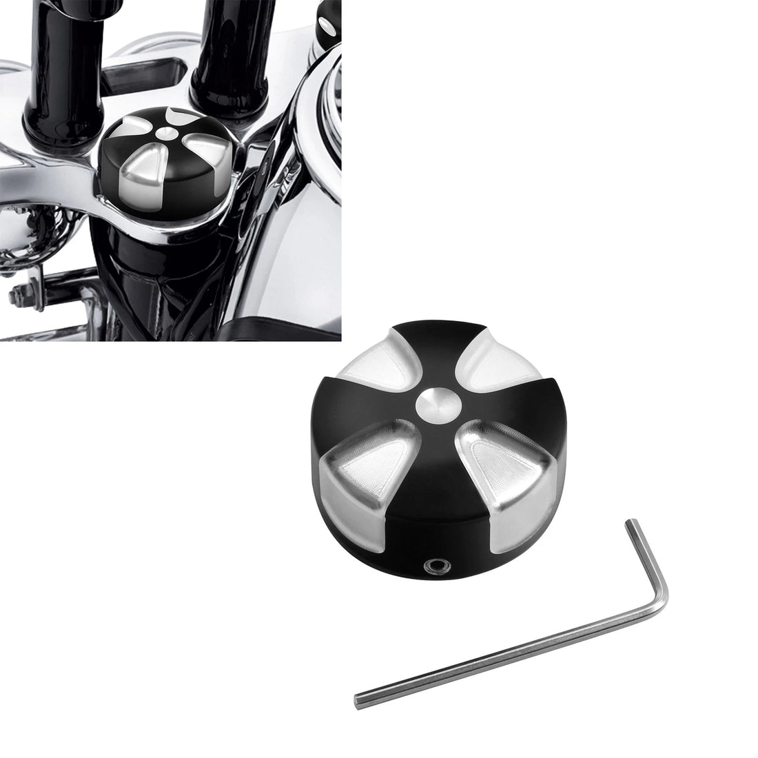 Upper Fork Stem Cover Fit For Harley Sportster XL883 1200 2009-2013