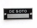 Vintage Custom Indentification Data Plate Serial Number ID Tag Desoto #23C16
