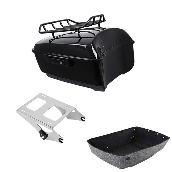 King Trunk Luggage Rack Mount Fit For Harley Touring Electra Road Glide 2014-26