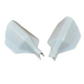 For Yamaha XT350 TENERE XTZ750 TT350 TT600 White Brush Handguard Pair