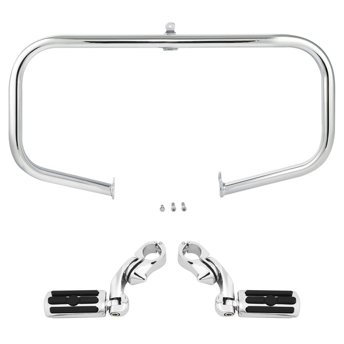 Highway Engine Guard Crash Bar Foot Pegs Fit For Harley Electra Road Glide 09-24