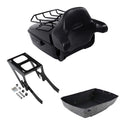 King Trunk Pad Backrest Rack Mount Fit For Harley Heritage Classic Flhcs 18-2026