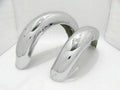 Fit For Norton Featherbed Slimline Front And Rear Chrome Mudguards @LS