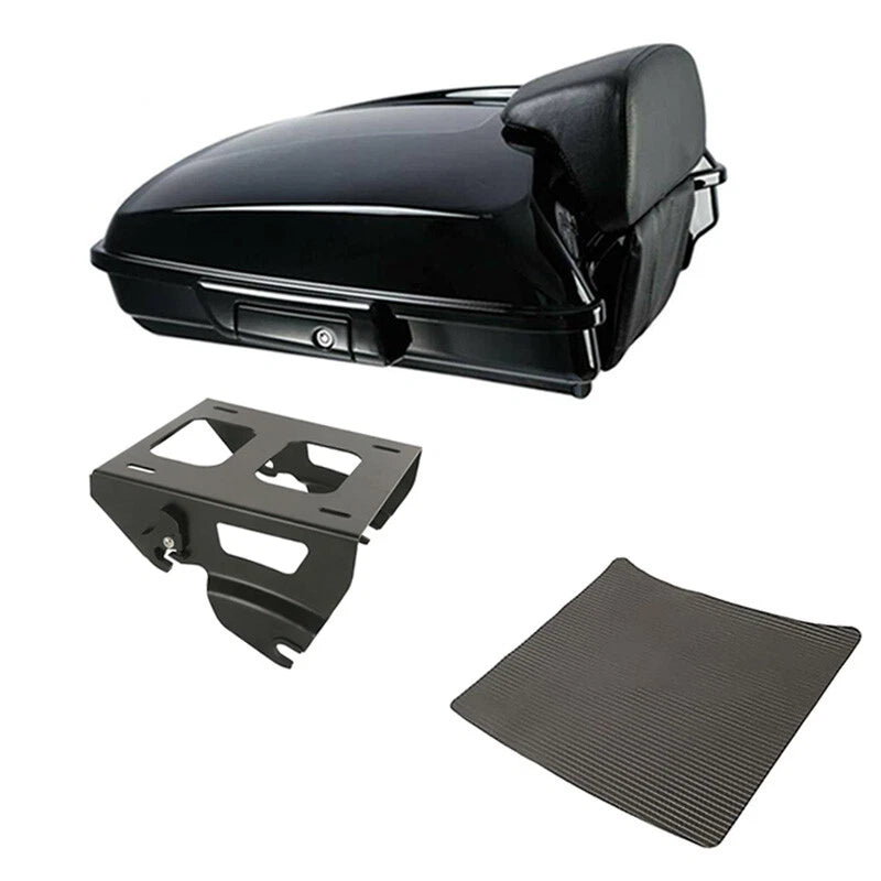 Razor Trunk Backrest Solo Mount Rack Fits For Harley Touring Electra Glide 14-26