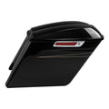 5" Stretched Saddlebags Fit For Harley Street Road Glide 2014-2023 Black Quartz