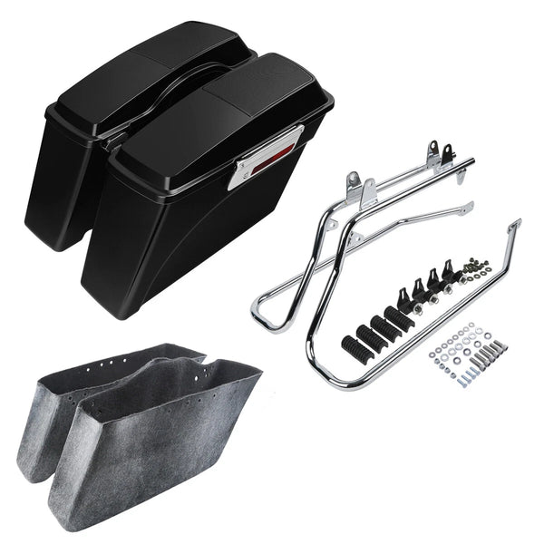Saddlebags 6x9 Speaker Lids Conversion Bracket Fit For Harley Softail 1984-2017