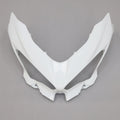 Front Headlight Fairing for Kawasaki Ninja 400 2018-23 Unpainted Upper Nose Cowl