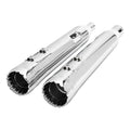 4" Slip on Straight Mufflers Exhaust Fit For Harley Touring Street Glide 2017-25