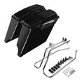 5" Stretched Saddlebags 6x9" Speaker Lid Bracket Fit For Harley Fatboy 1984-2017
