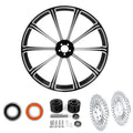 23" Front Wheel Rim Dual Disc Hub Brake Rotor Fit For Harley Touring ABS 08-2021