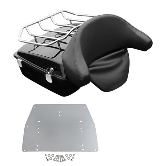 Chopped Trunk Backrest Base Plate Fit For Harley Touring Electra Glide 1997-13