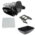 King Trunk Pad Mount Rack Plate Fit For Harley Touring Street Road Glide 14-2026